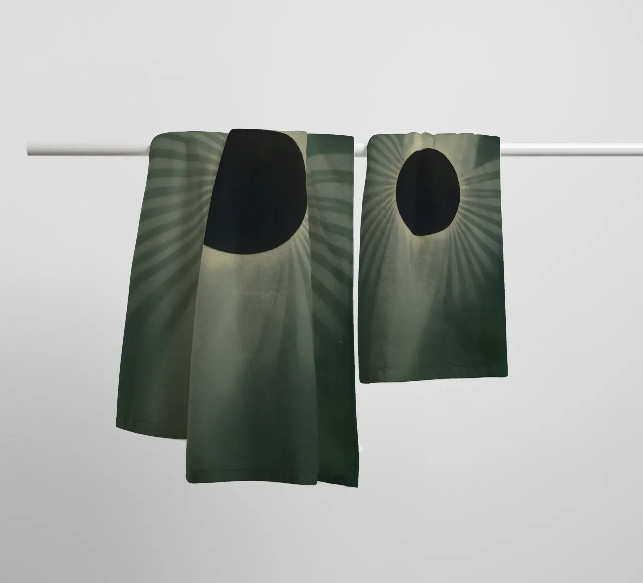 Total Eclipse, Total Drama | Press Play Art Print towel by Press Play Art Prints
