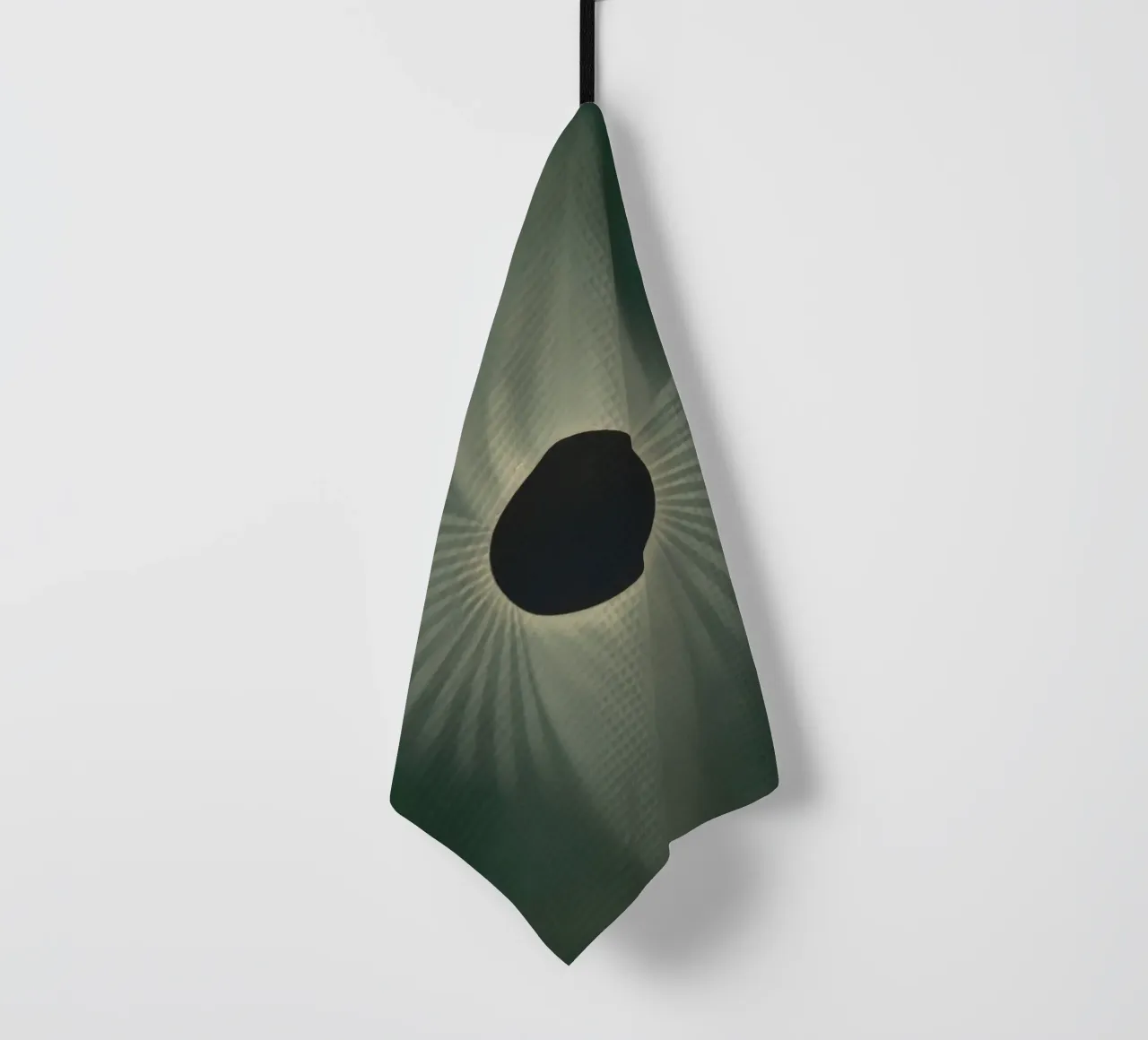 Eclipse totale, drame total | Press Play Art Print torchon de Press Play Art Prints