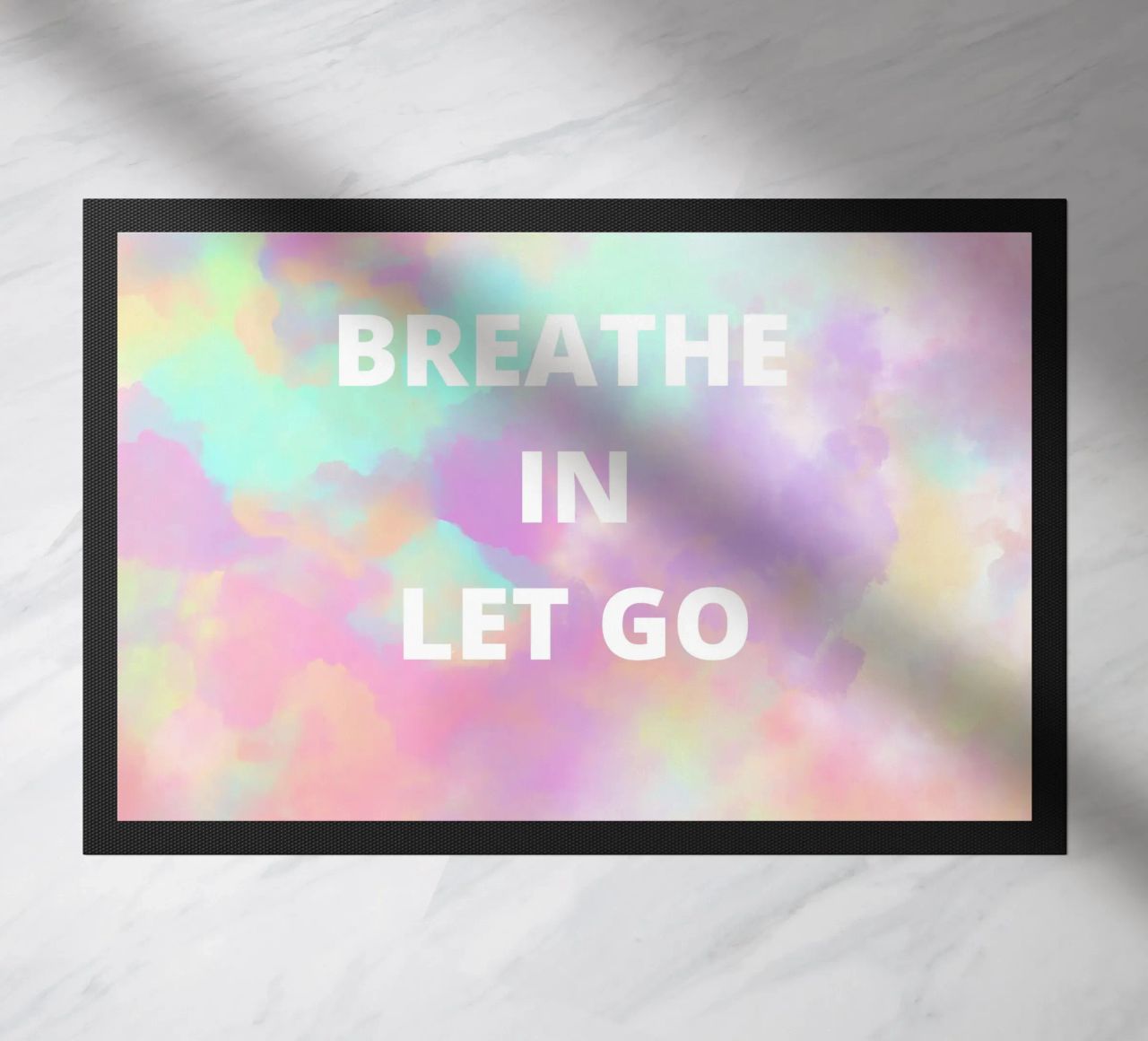 Breathe In, Let Go zerbino da Words by Niki