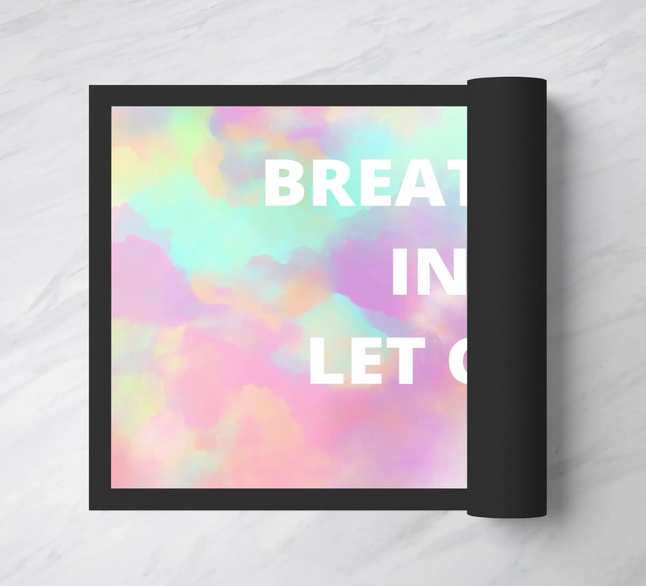 Breathe In, Let Go zerbino da Words by Niki