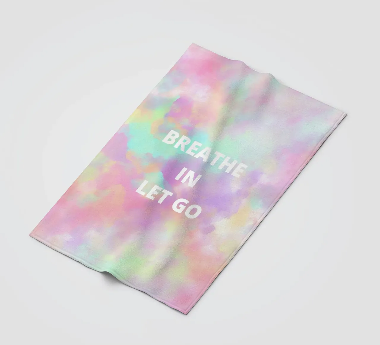 Breathe In, Let Go coperta in pile da Words by Niki