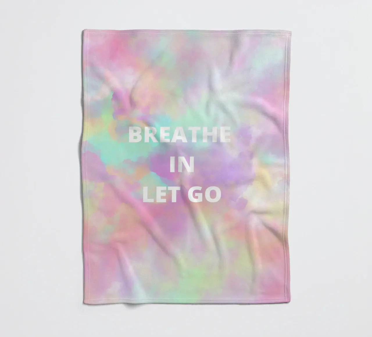 Breathe In, Let Go coperta in pile da Words by Niki