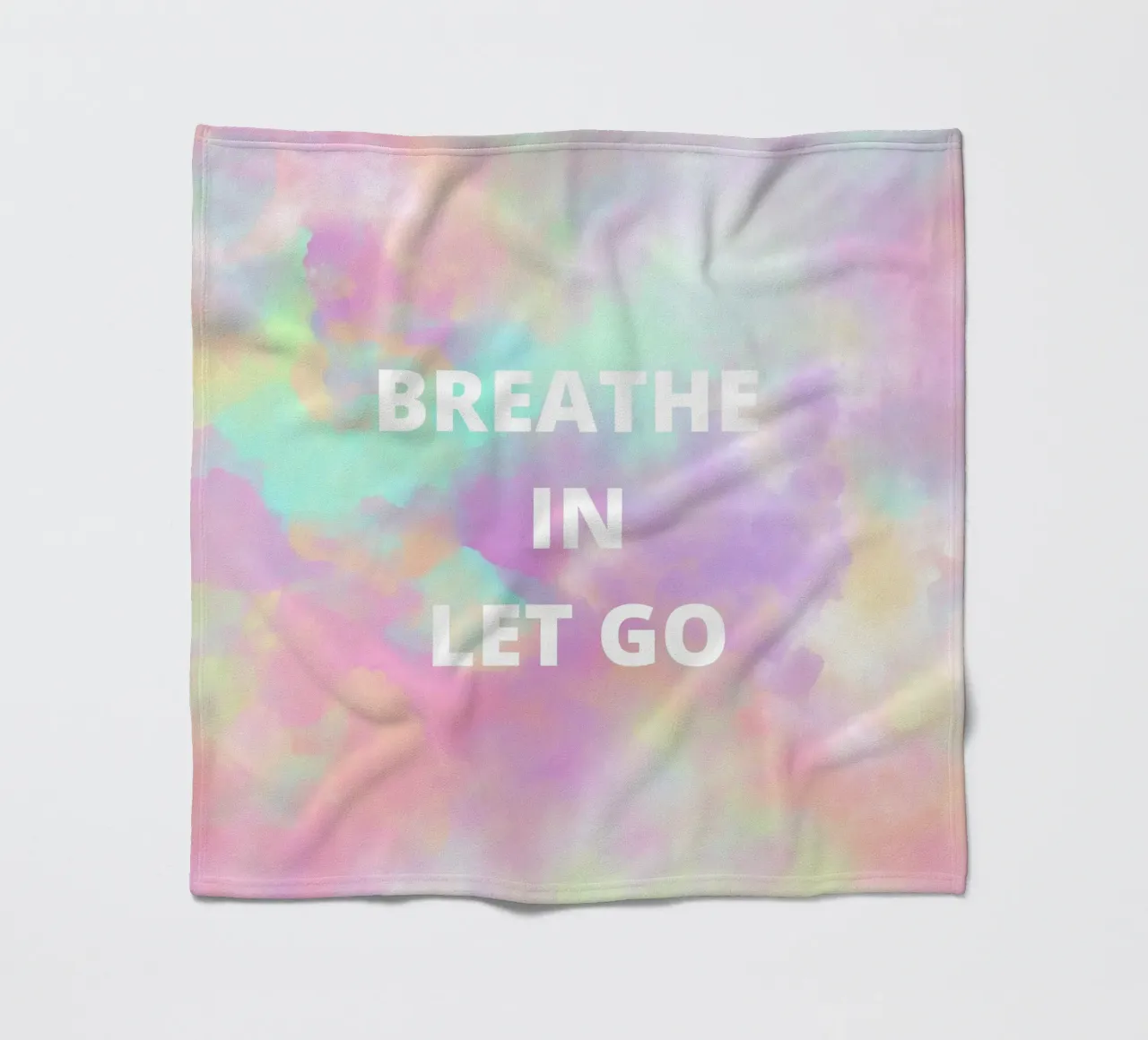 Breathe In, Let Go coperta in pile da Words by Niki
