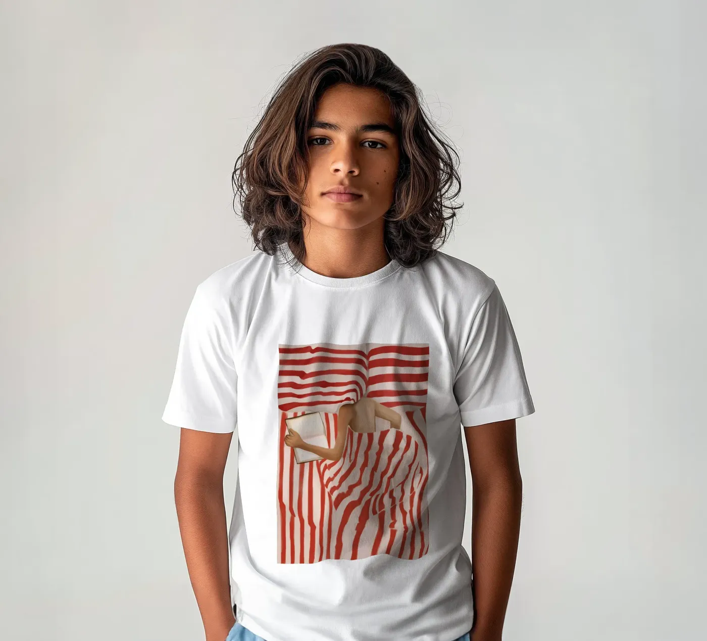 Between the Lines t-shirt bambini da Flow Line