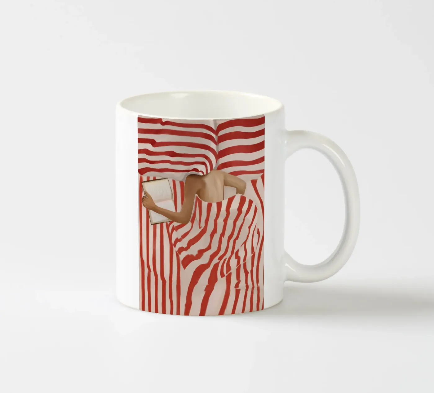 Between the Lines ceramic mug by Flow Line
