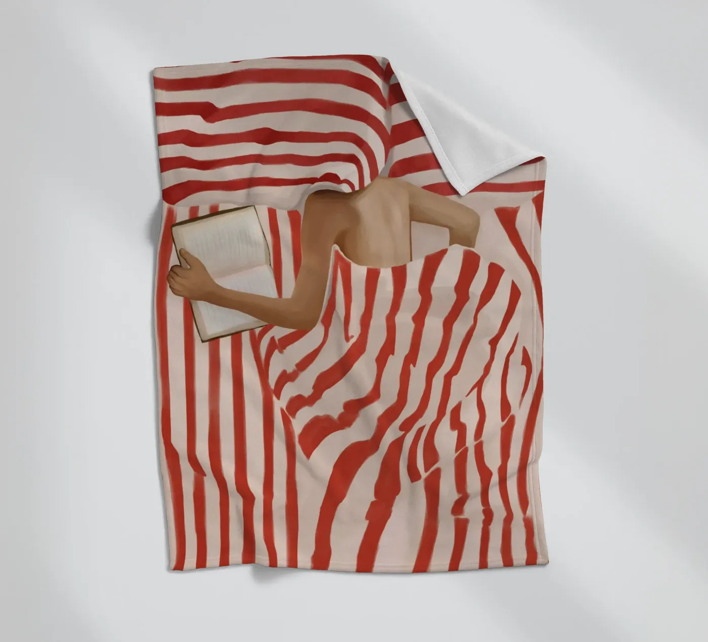 Between the Lines fleecedeken van Flow Line