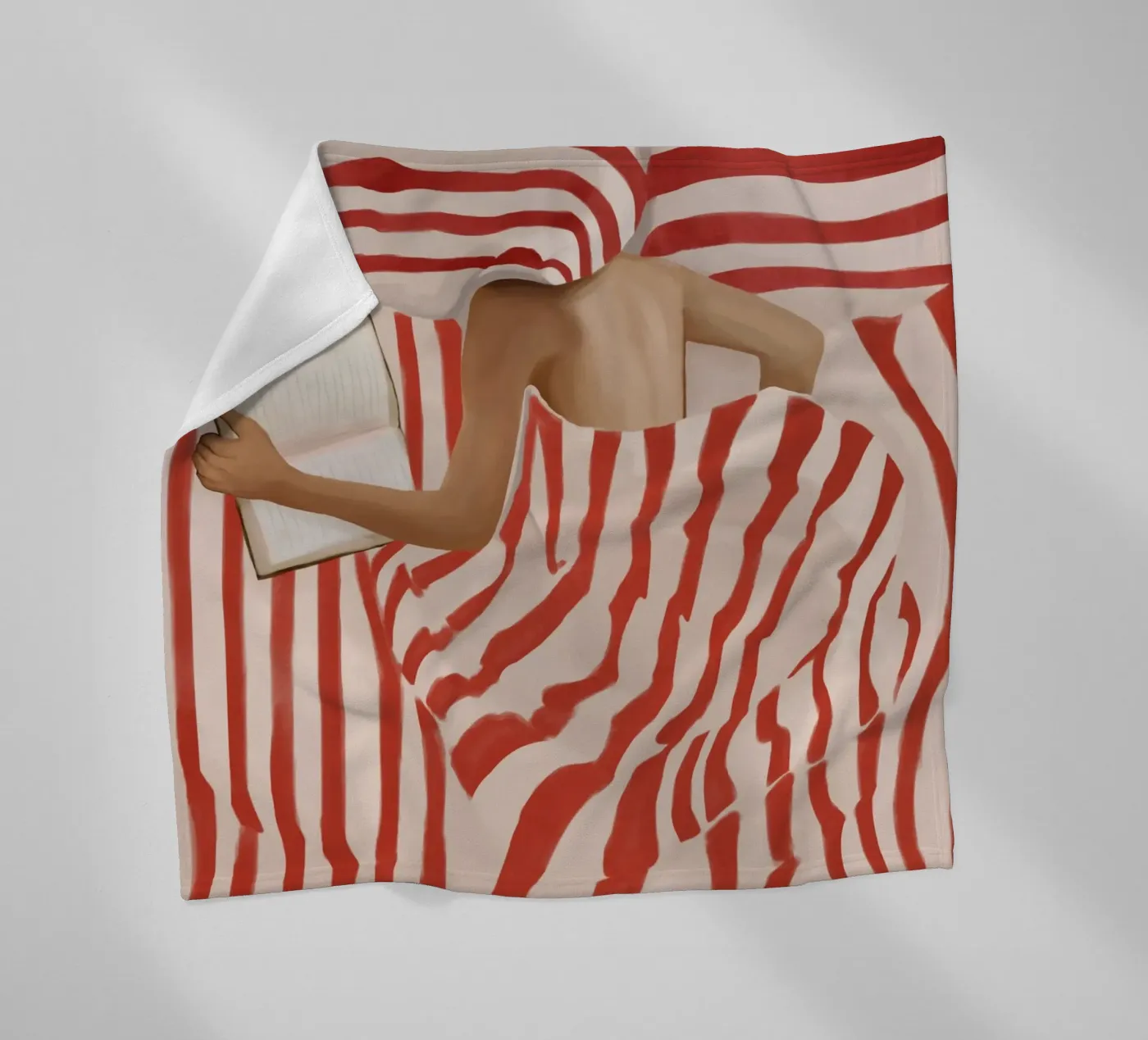 Between the Lines fleecedeken van Flow Line