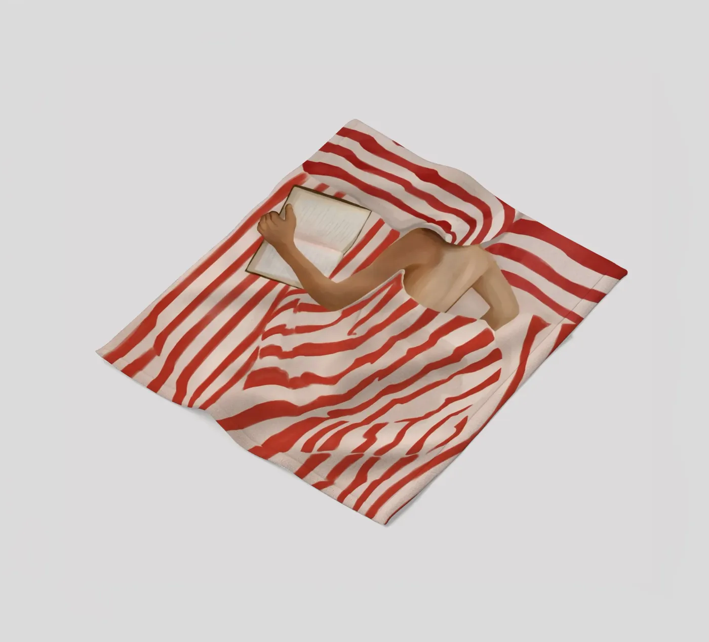 Between the Lines fleecedeken van Flow Line