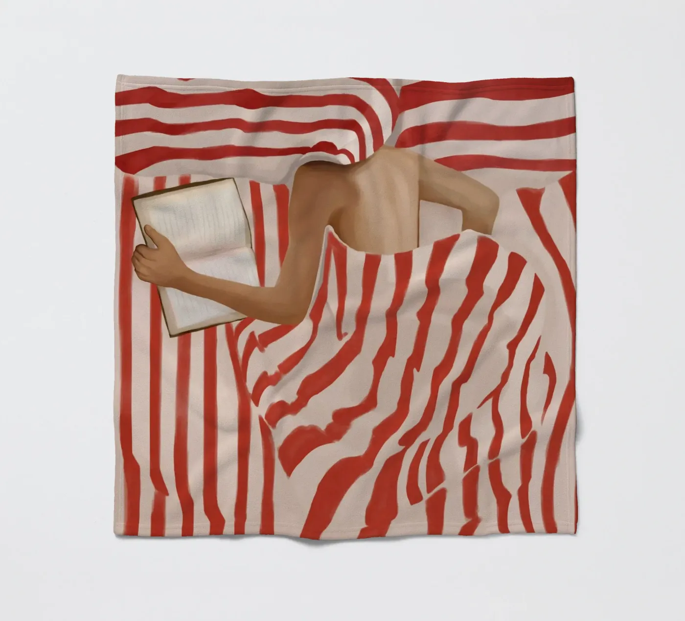 Between the Lines fleecedeken van Flow Line