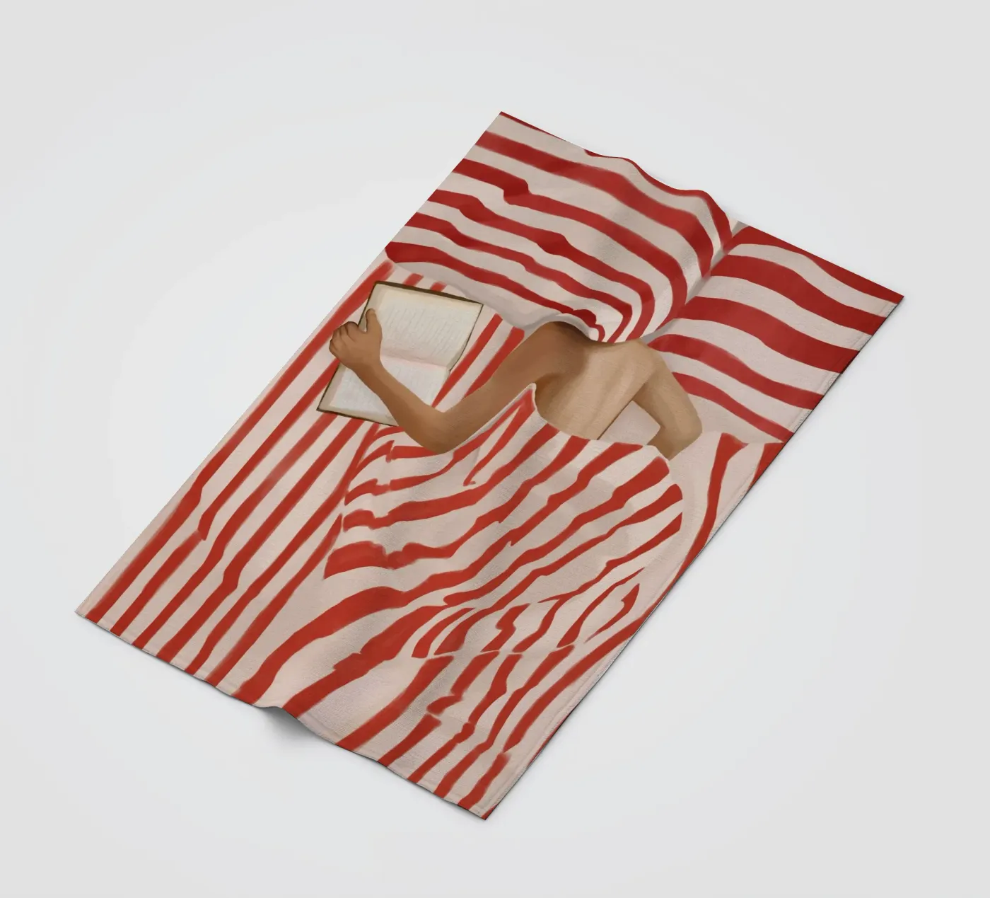 Between the Lines fleecedeken van Flow Line