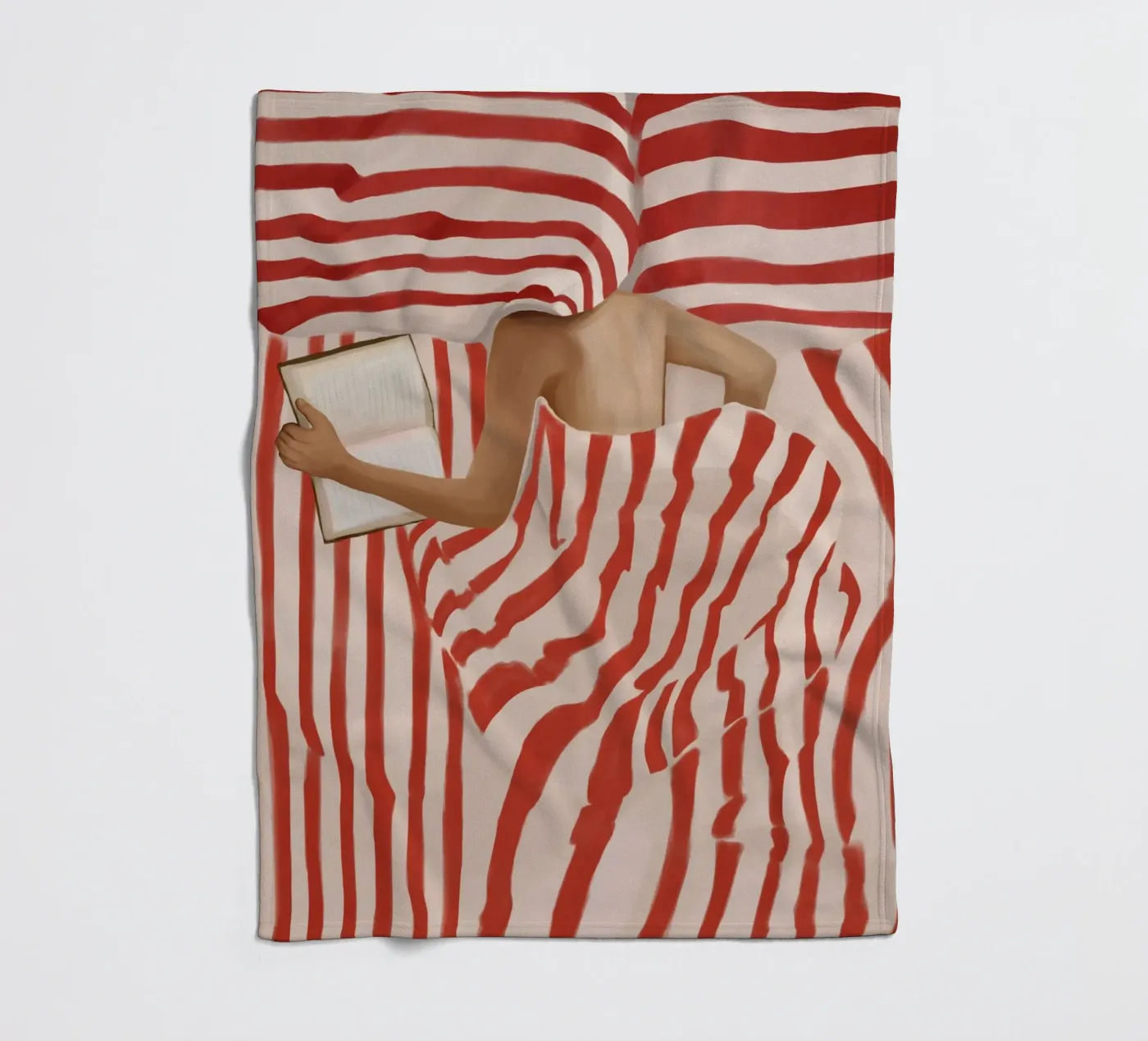 Between the Lines fleecedeken van Flow Line