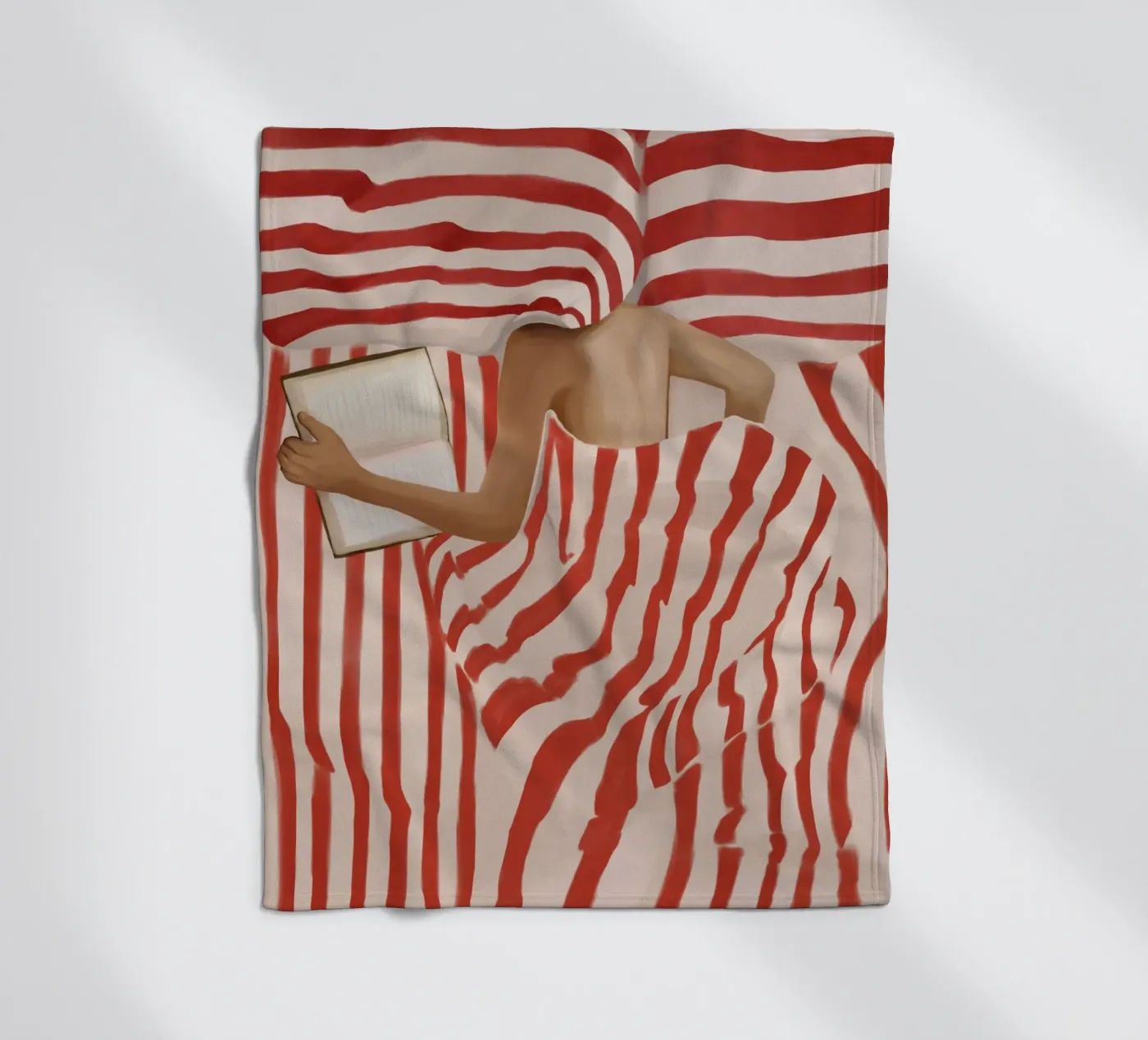 Between the Lines fleecedeken van Flow Line