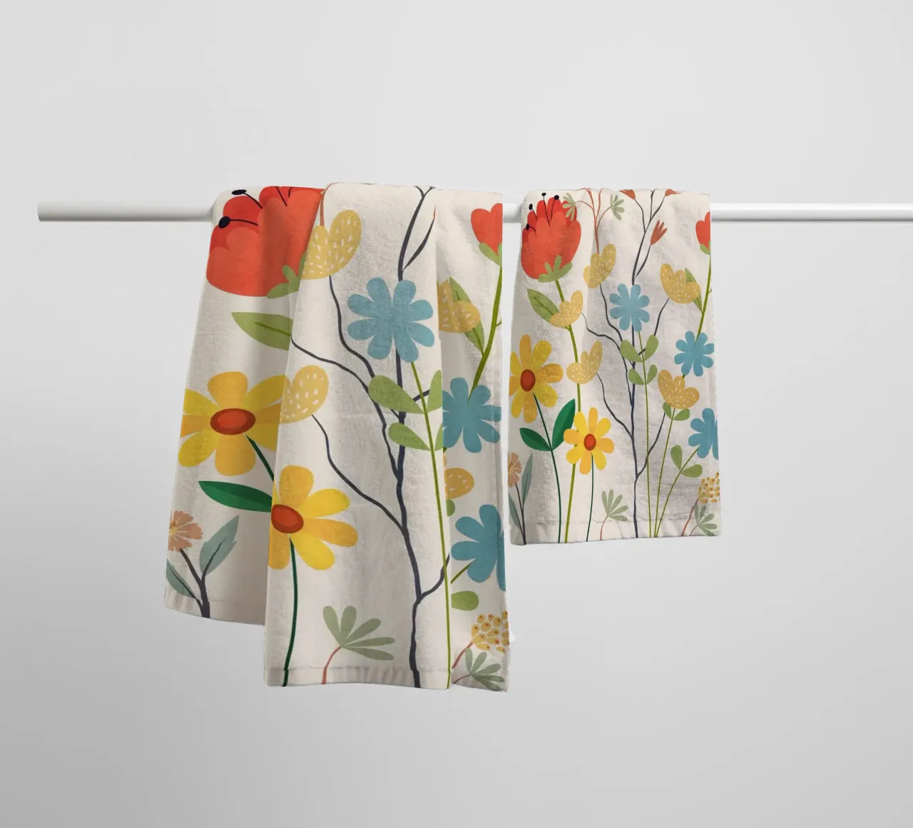 Colorful Flow towel by Flow Line