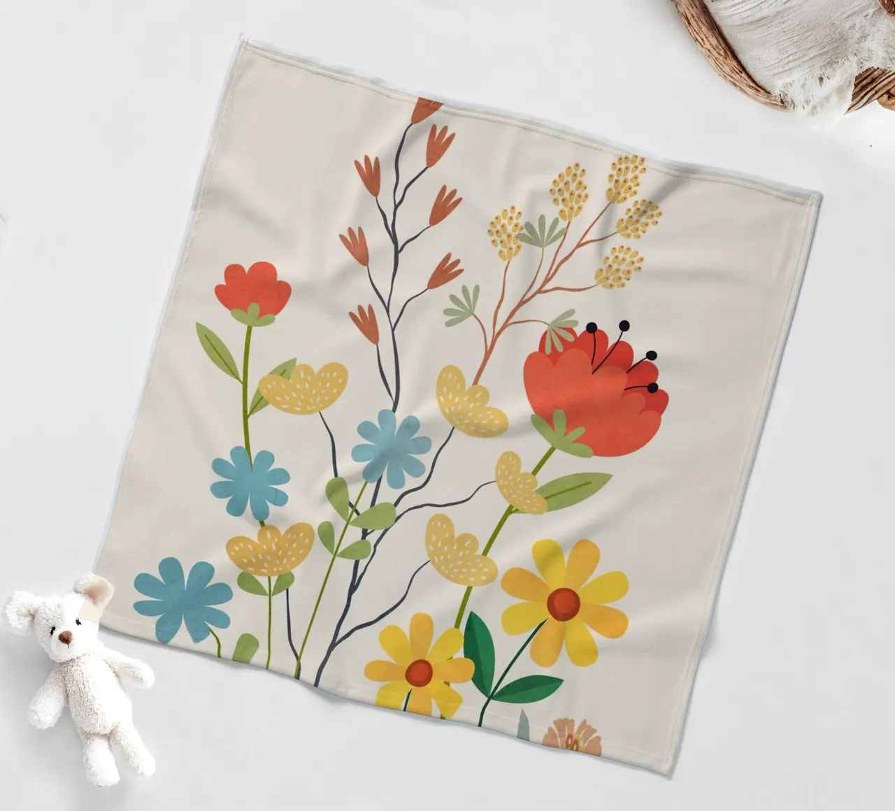 Colorful Flow plaid polaire de Flow Line