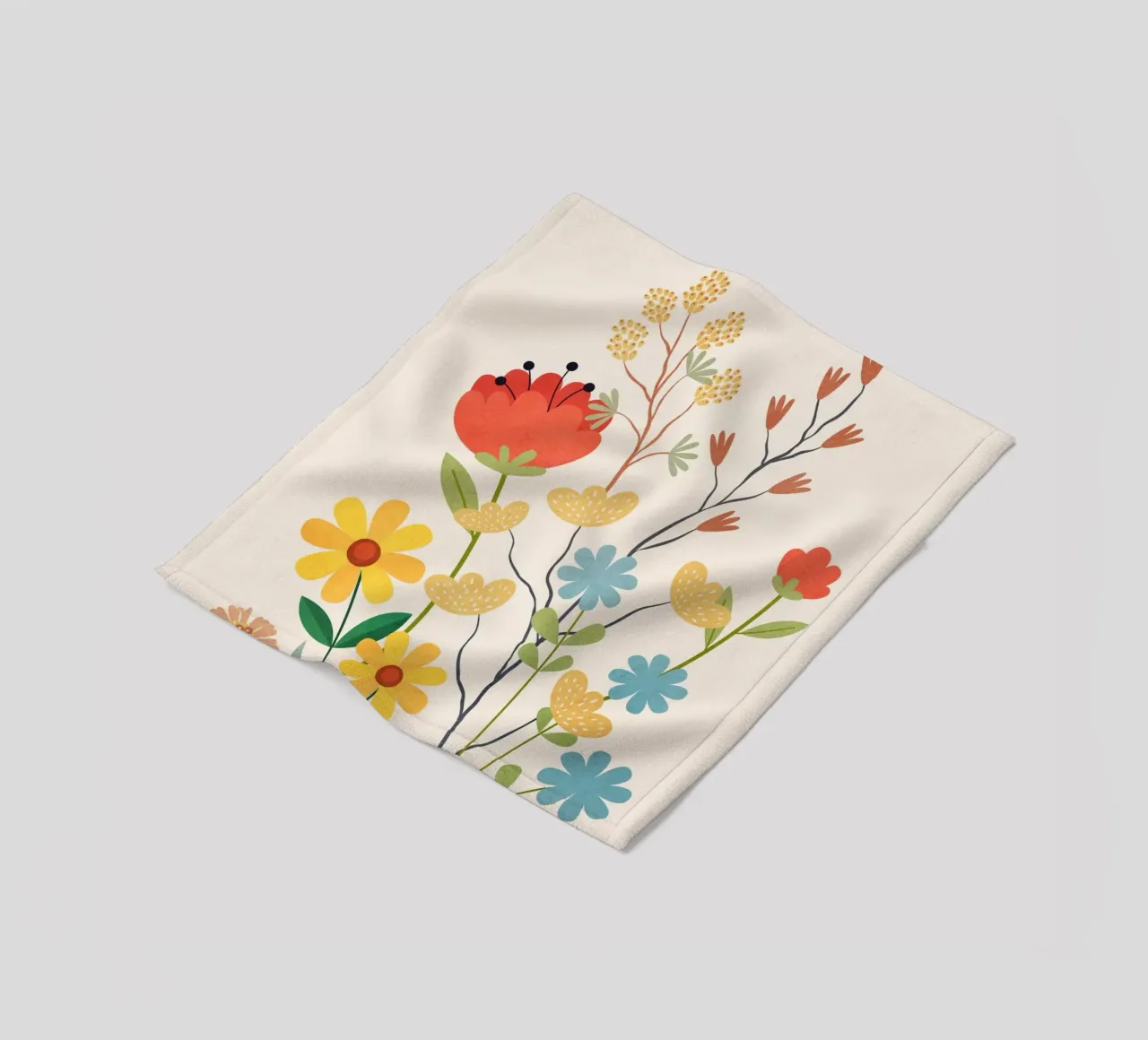 Colorful Flow plaid polaire de Flow Line