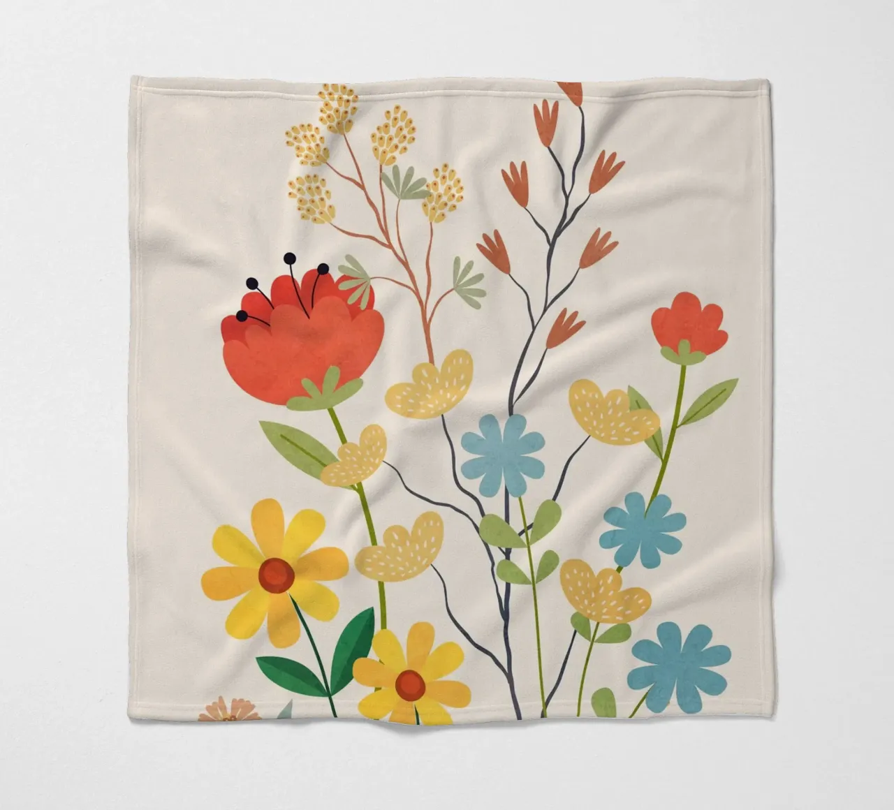 Colorful Flow plaid polaire de Flow Line