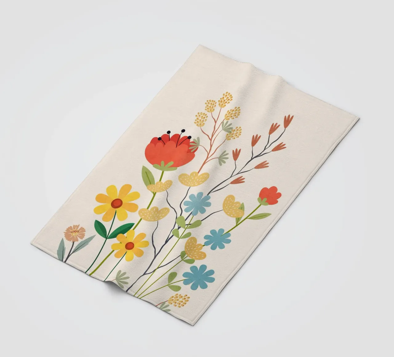 Colorful Flow plaid polaire de Flow Line