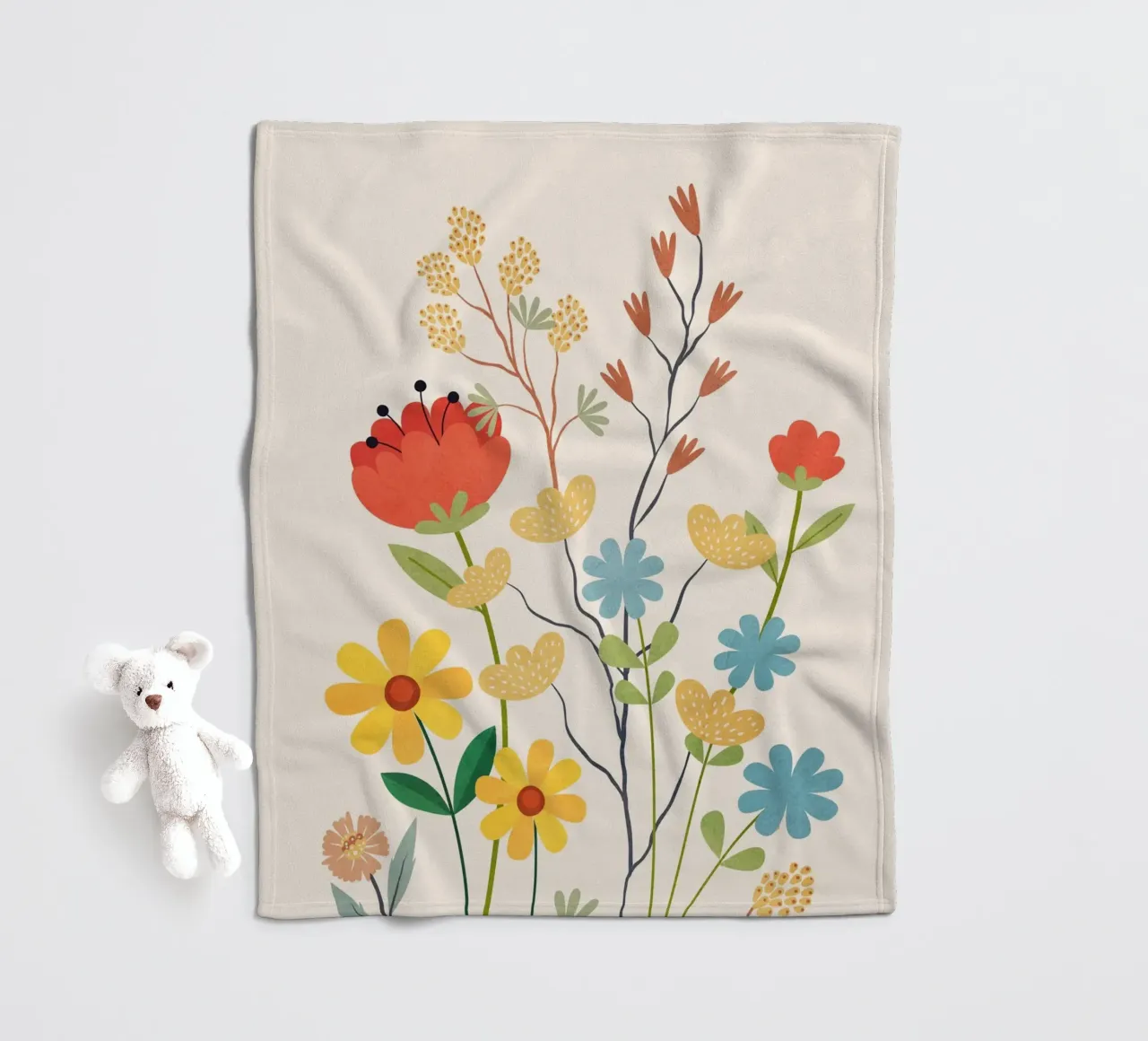 Colorful Flow plaid polaire de Flow Line