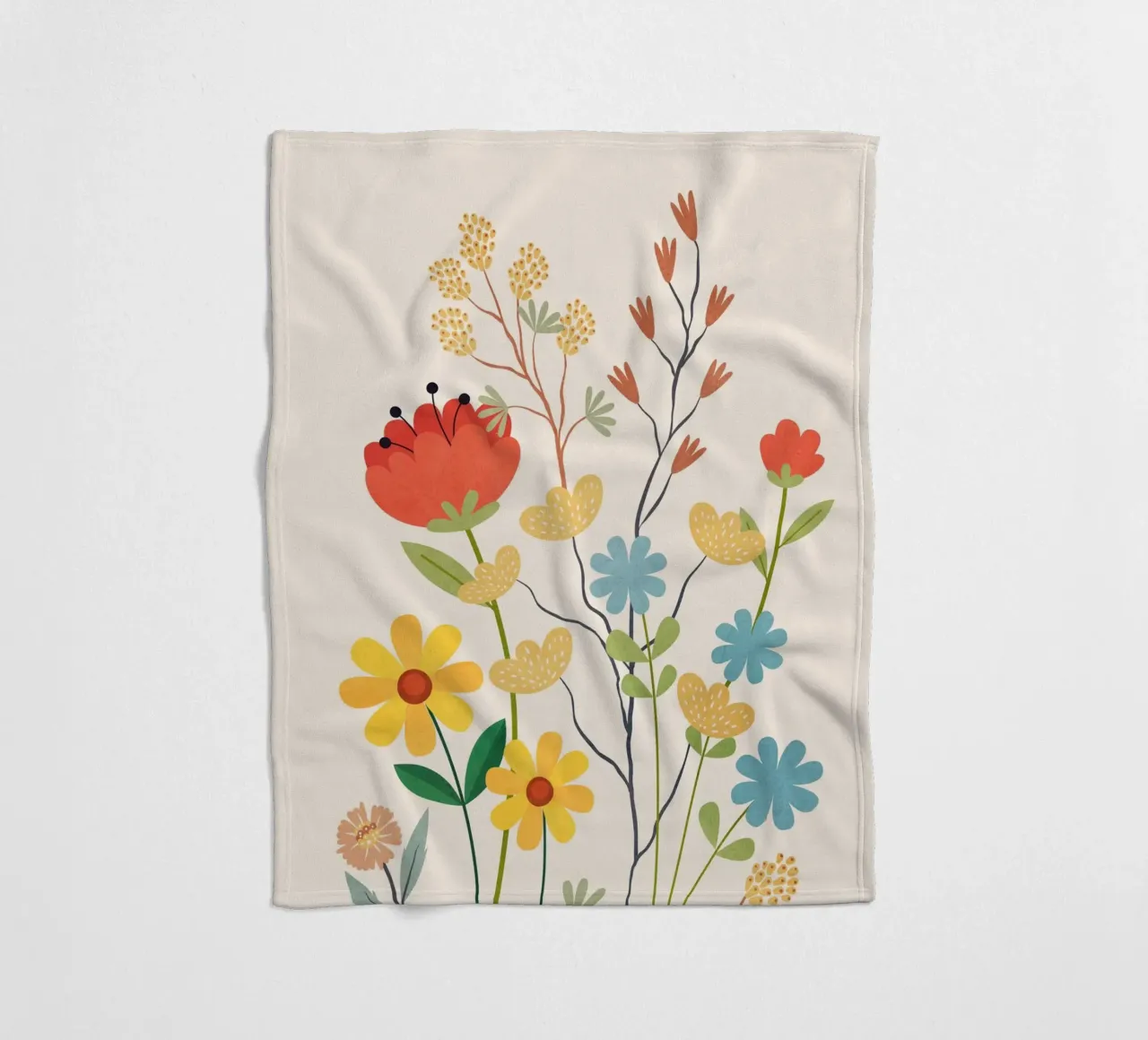 Colorful Flow plaid polaire de Flow Line