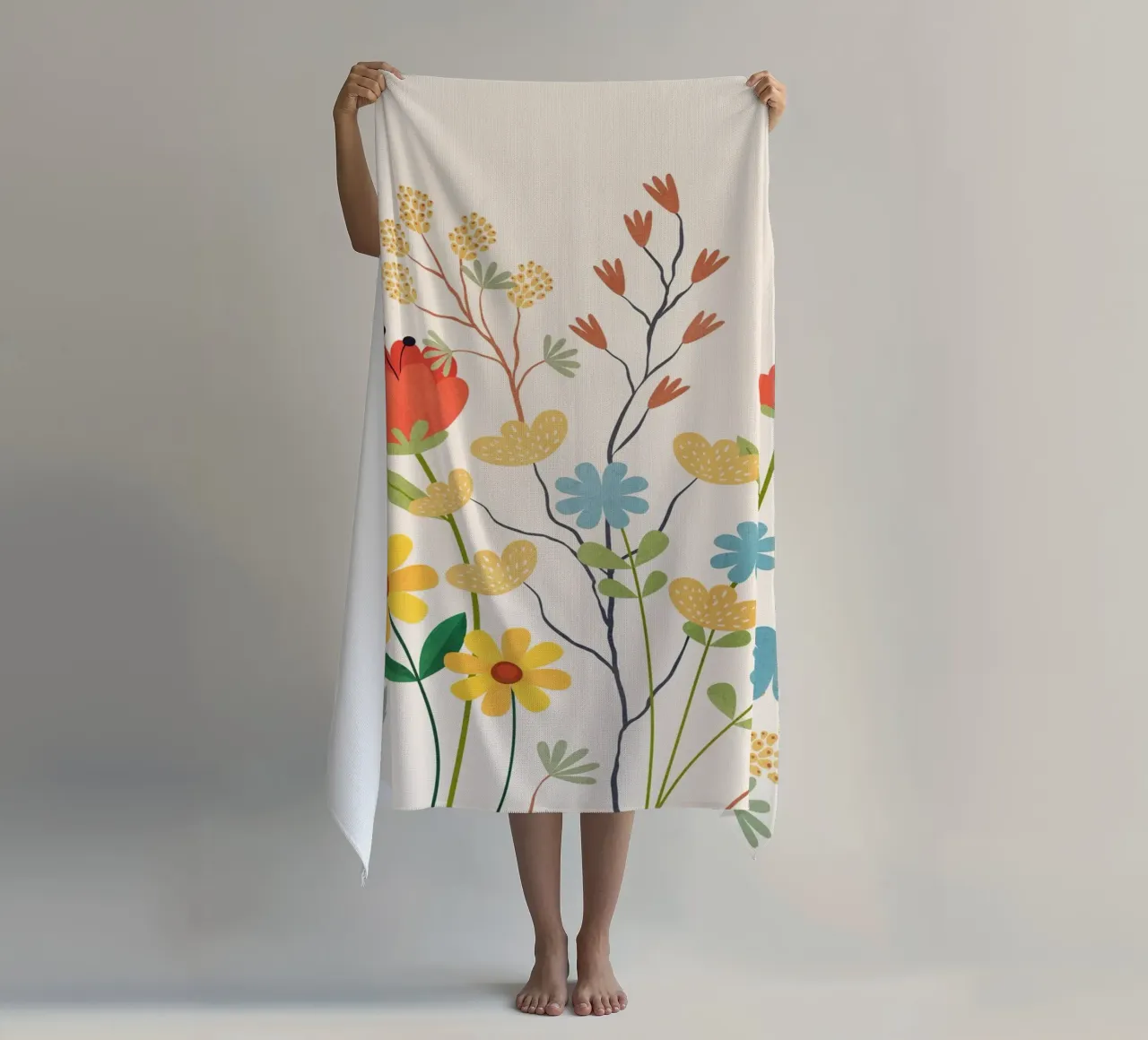 Colorful Flow serviette de plage de Flow Line