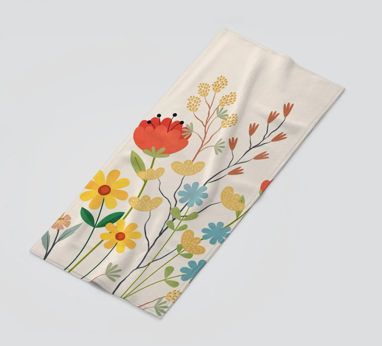 Colorful Flow serviette de plage de Flow Line