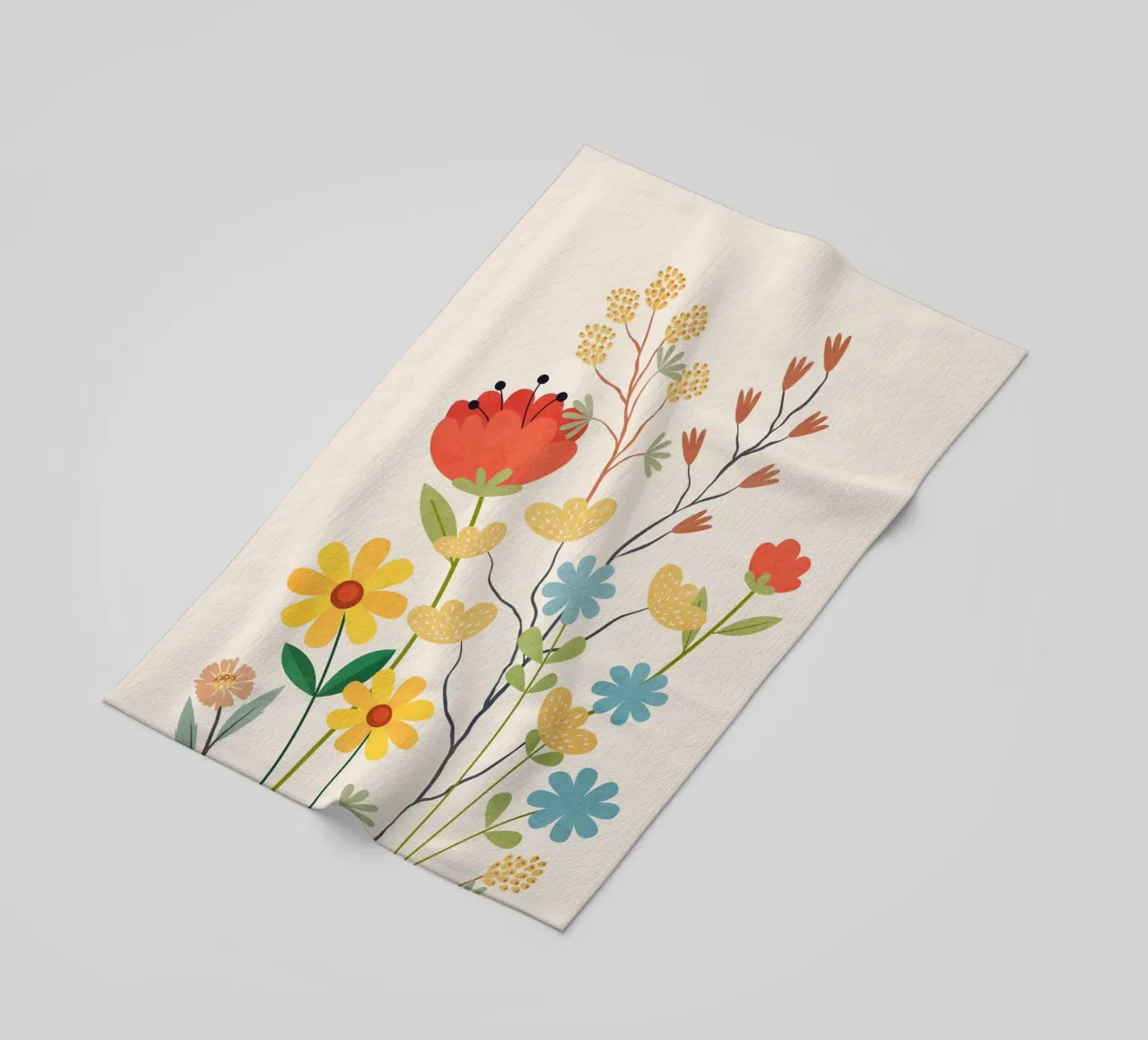 Colorful Flow serviette de plage de Flow Line