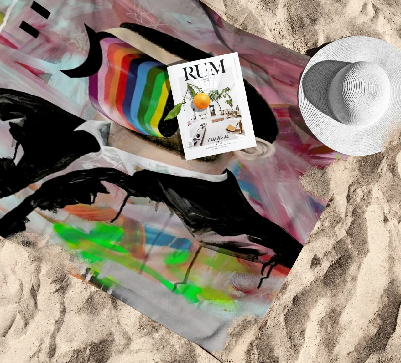 Smiley Face telo mare da Famous When Dead