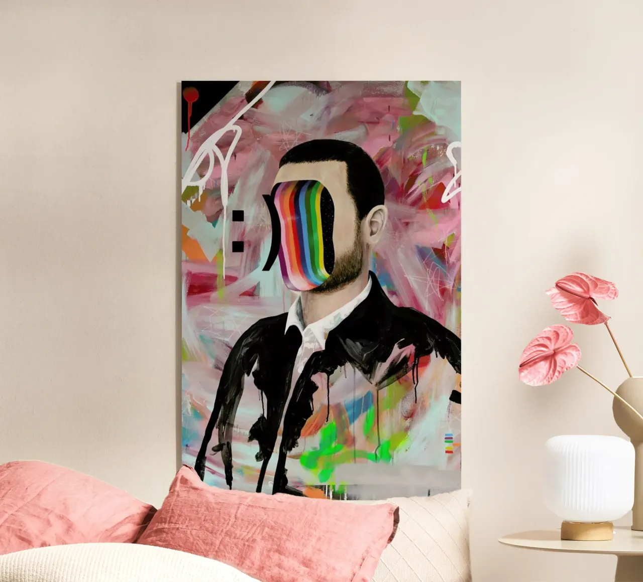 Smiley Face plexiglass da Famous When Dead