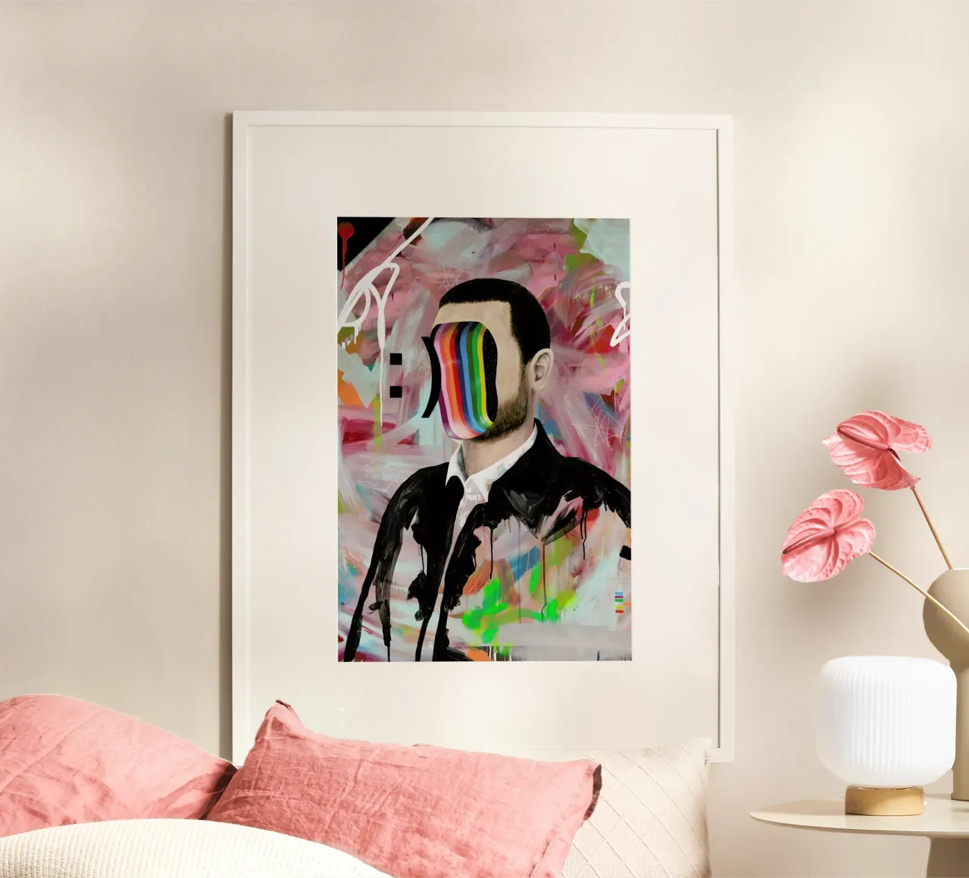 Smiley Face poster by Famous When Dead