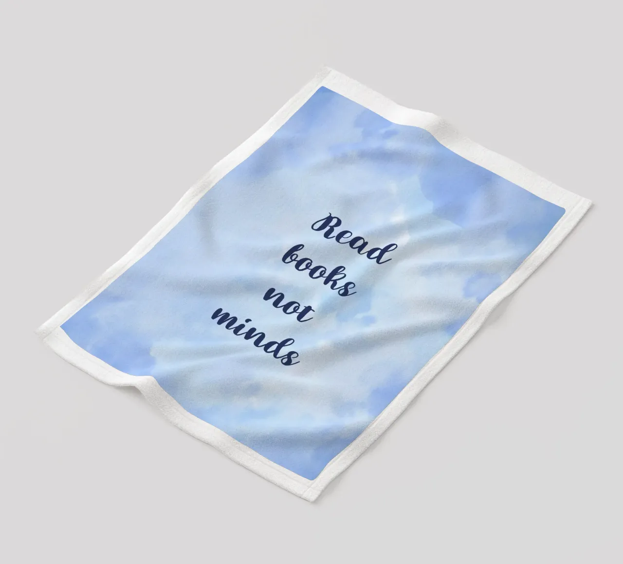 Read Books, Not Minds coperta in pile da Words by Niki