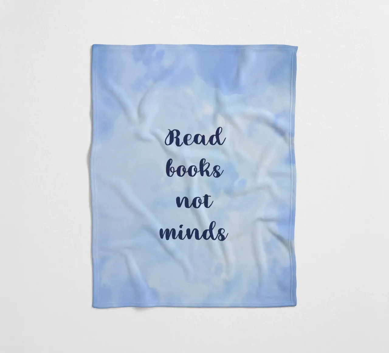Read Books, Not Minds coperta in pile da Words by Niki