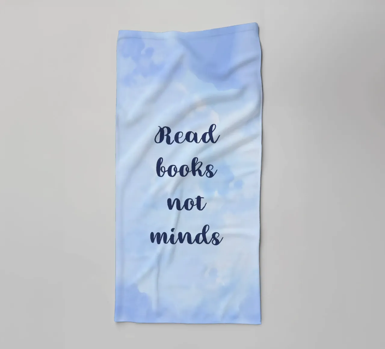 Read Books, Not Minds asciugamano da bagno da Words by Niki