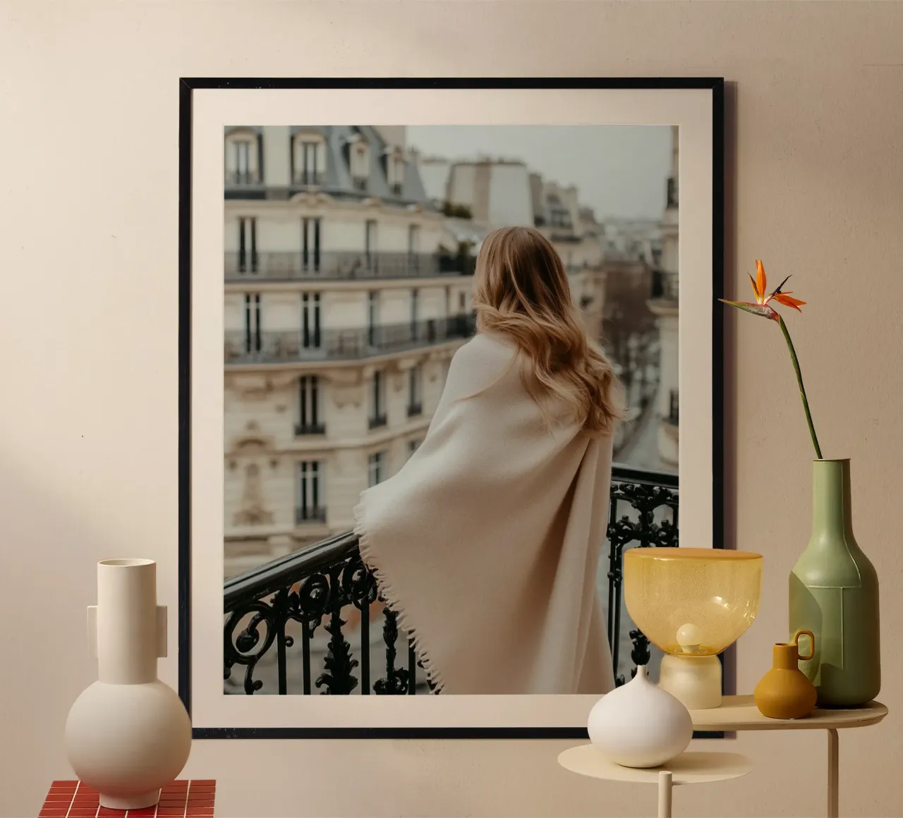 Lusso neutro poster con telaio in alluminio da PhotoVibe Decor