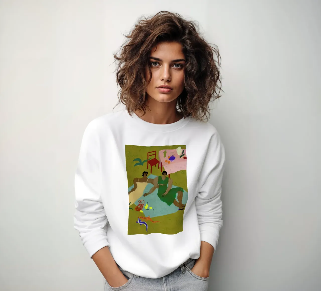 Do Lizards fall in Love felpa da Nudes and Croissants