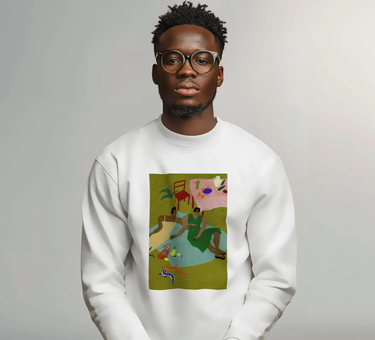 Do Lizards fall in Love sweatshirt by Nudes and Croissants