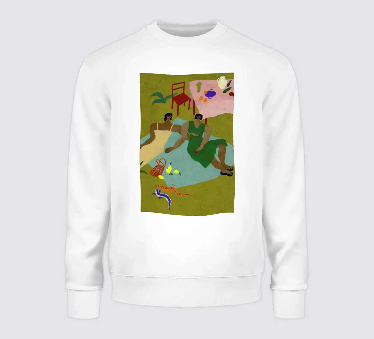 Do Lizards fall in Love sweatshirt by Nudes and Croissants