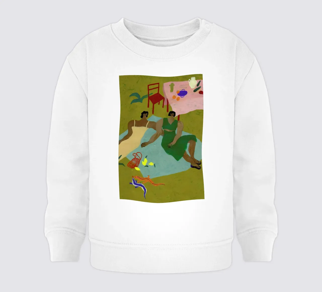 Do Lizards fall in Love felpa neonato da Nudes and Croissants