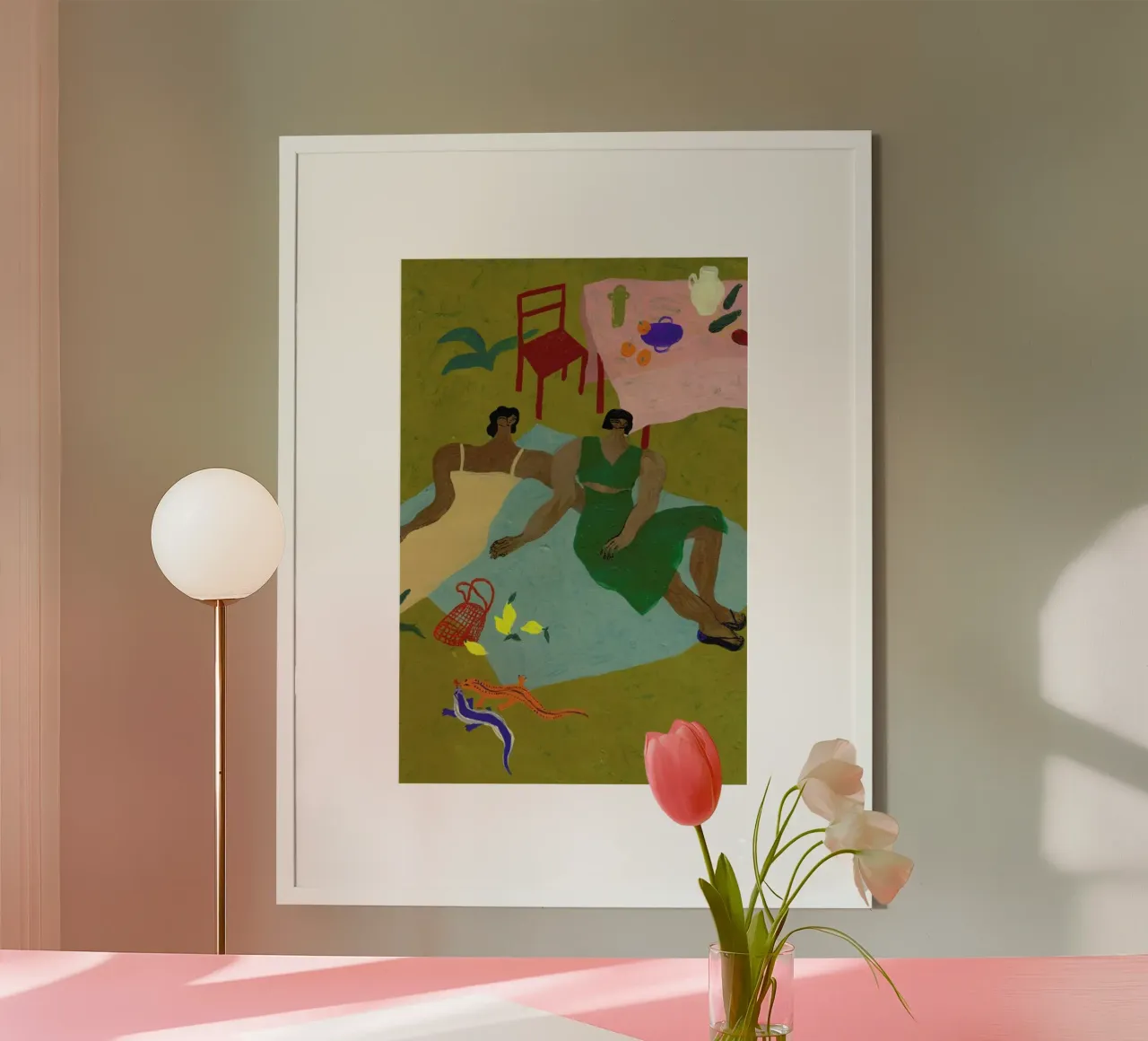 Do Lizards fall in Love carta hahnemühle da Nudes and Croissants
