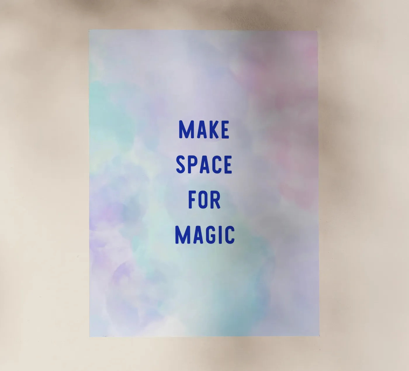 Make Space for Magic pellicola backlit da Words by Niki