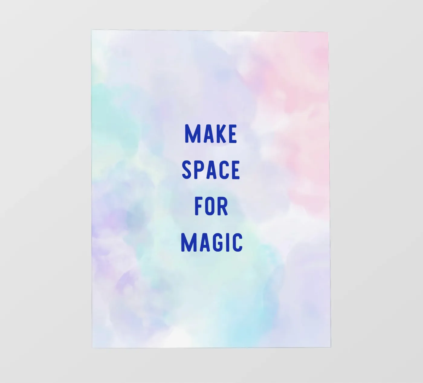 Make Space for Magic pellicola backlit da Words by Niki