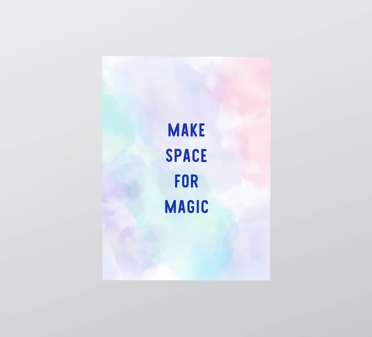 Make Space for Magic pegatina de Words by Niki