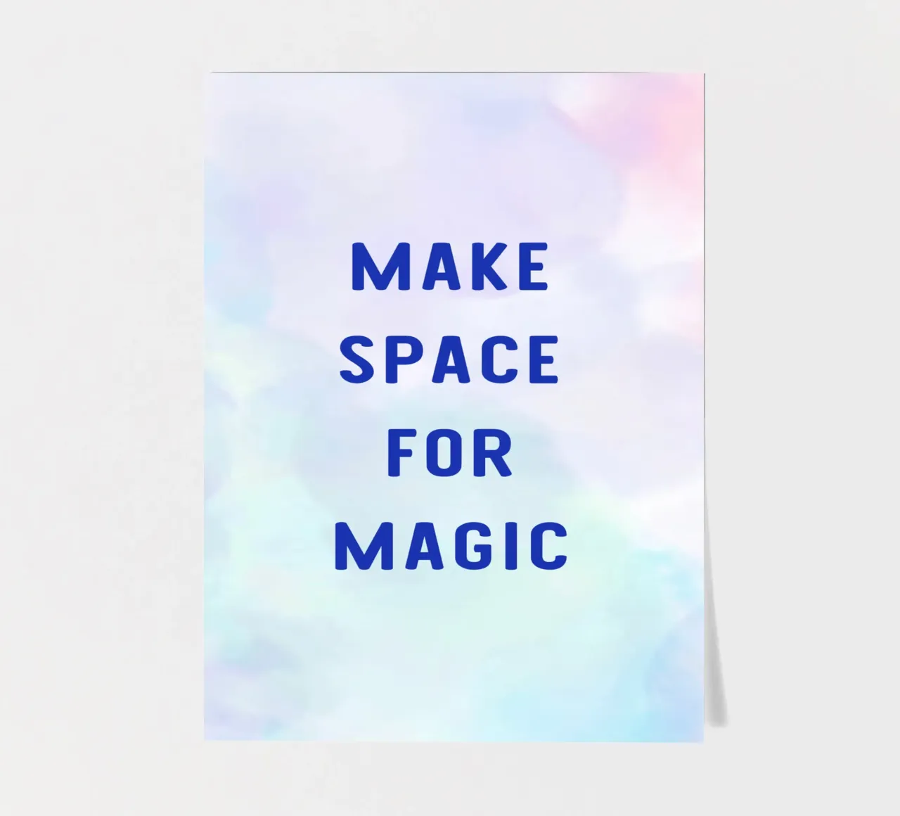 Make Space for Magic foglio adesivo da Words by Niki