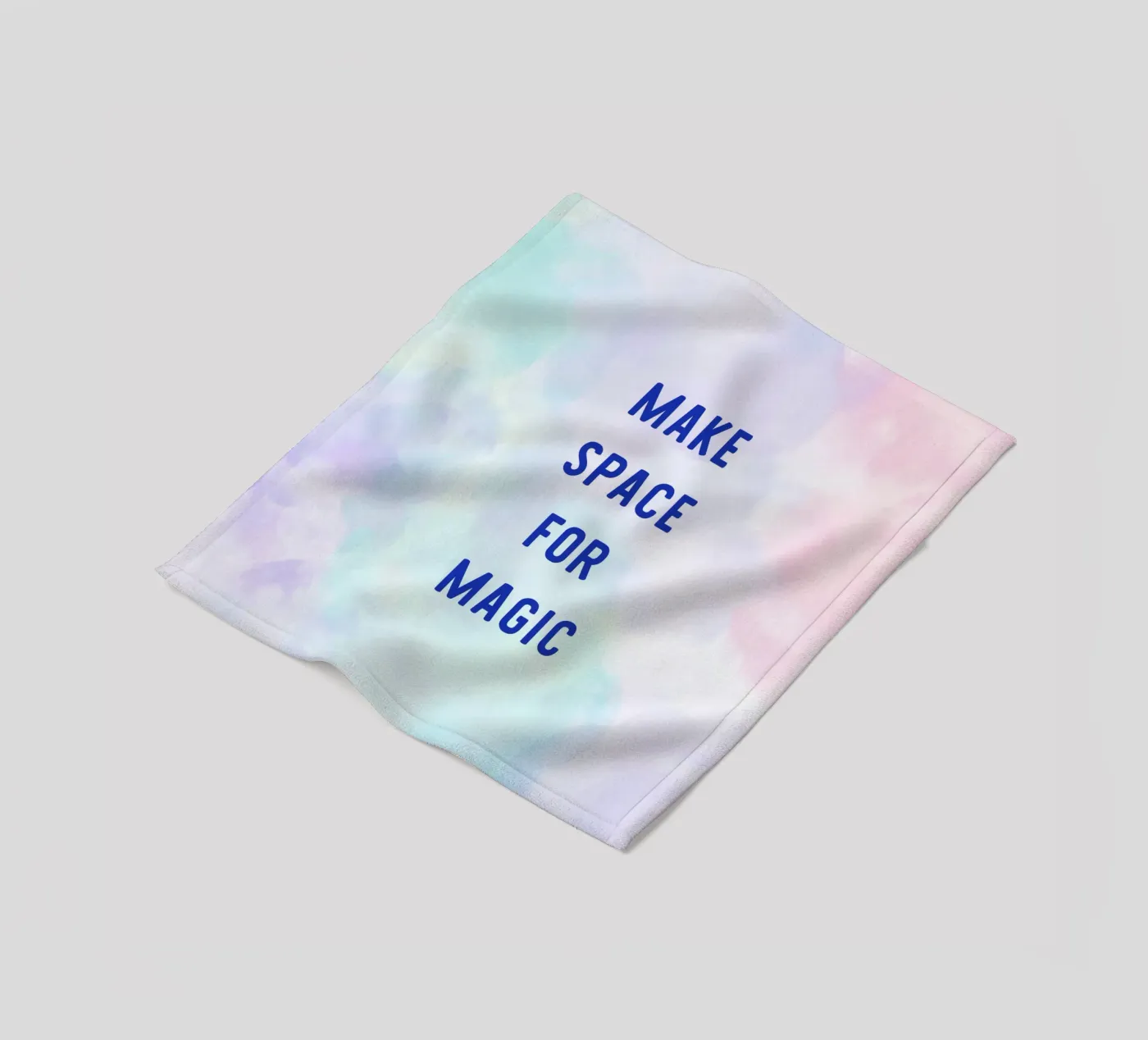 Make Space for Magic Fleecedecke von Words by Niki