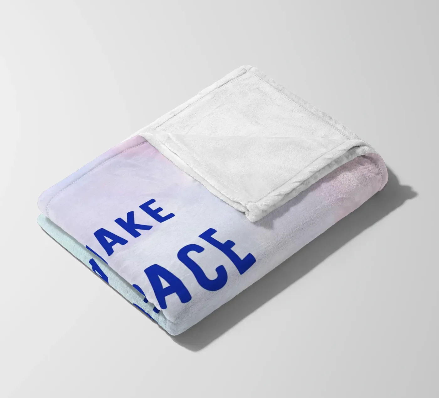 Make Space for Magic plaid polaire de Words by Niki