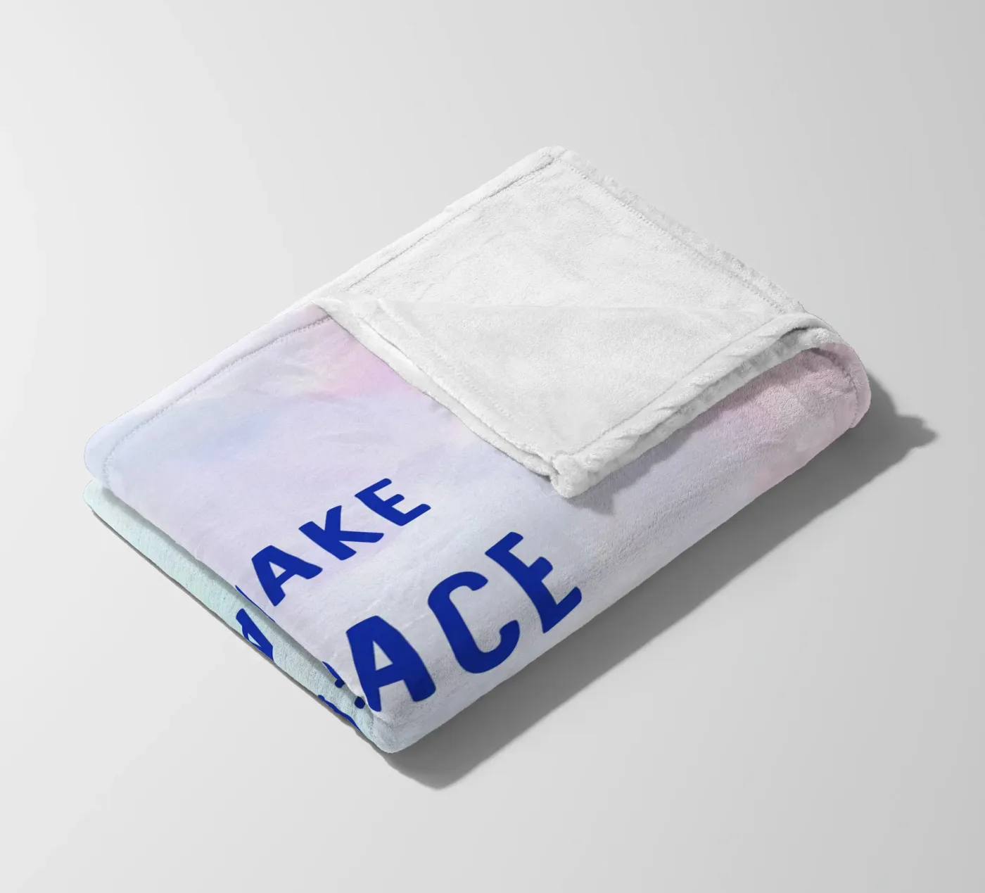 Make Space for Magic plaid polaire de Words by Niki