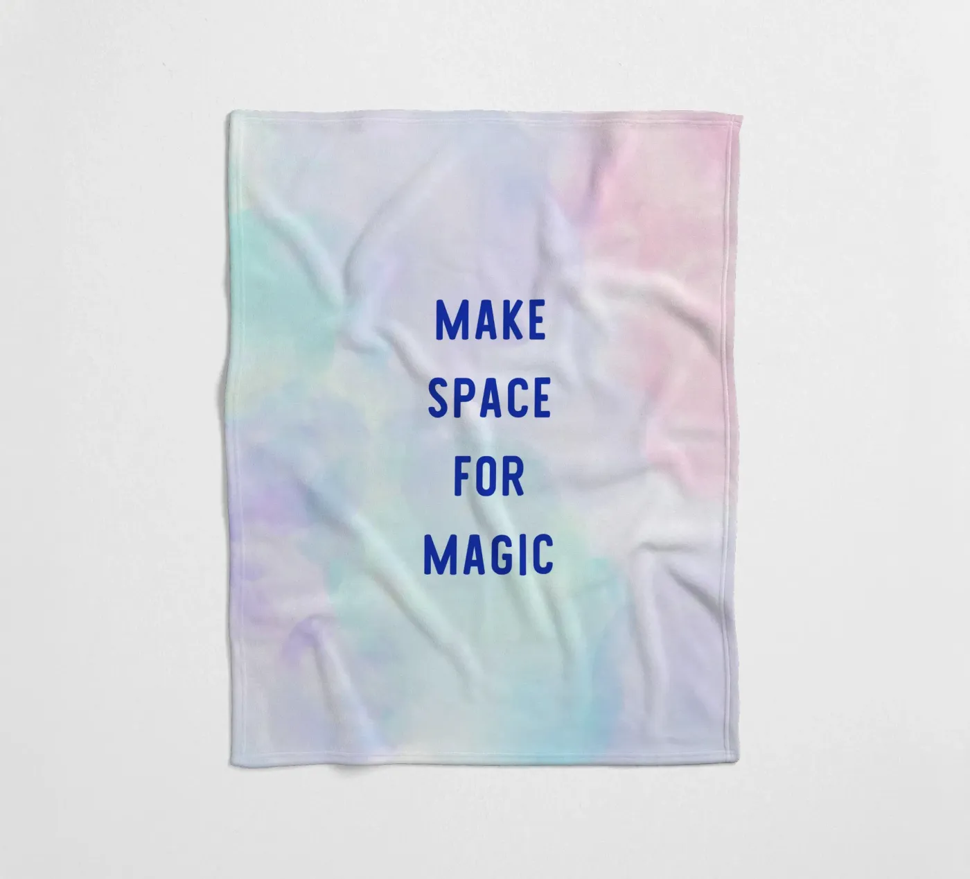Make Space for Magic Fleecedecke von Words by Niki