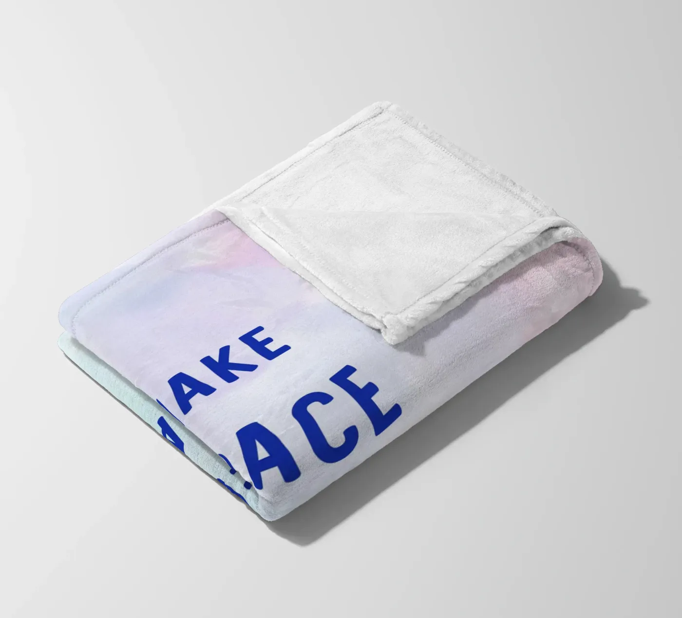 Make Space for Magic plaid polaire de Words by Niki