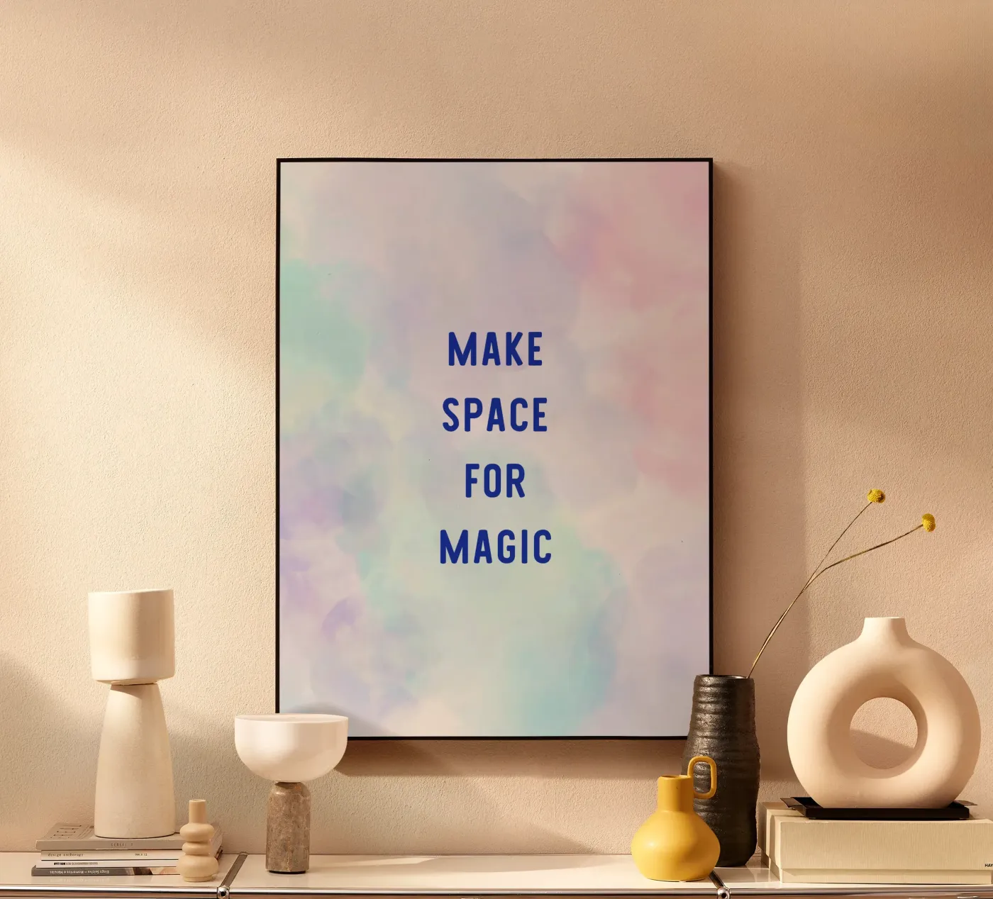 Make Space for Magic acrylic glass by Words by Niki