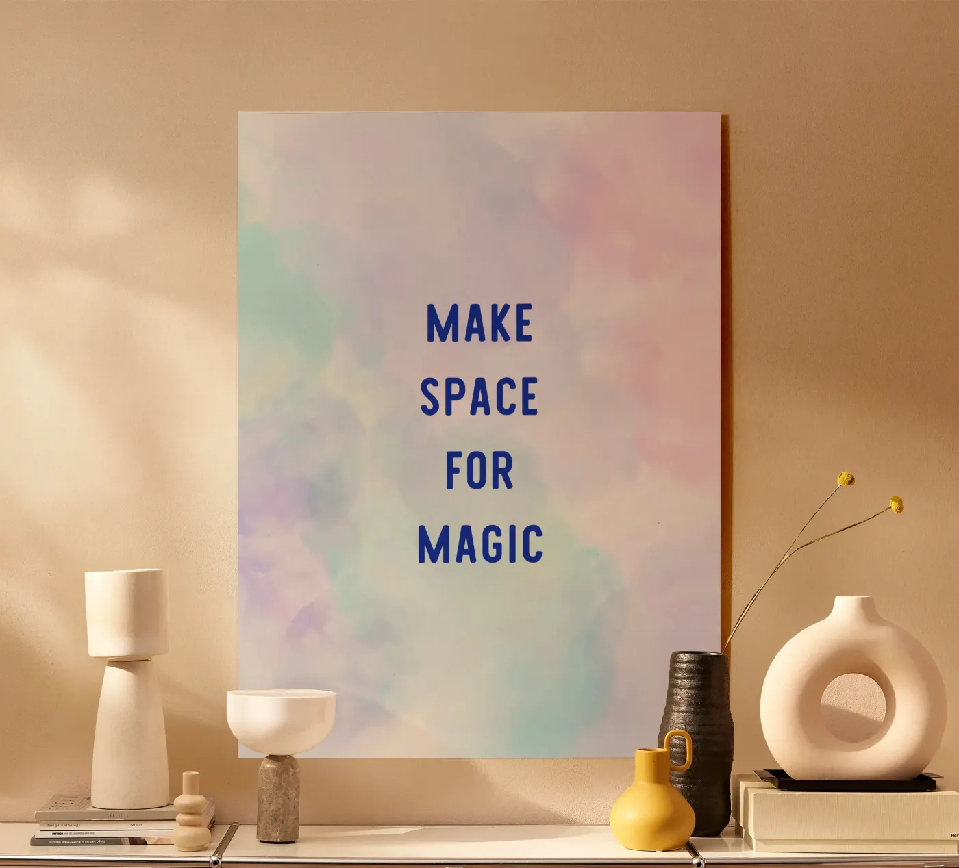 Make Space for Magic acrylic glass by Words by Niki