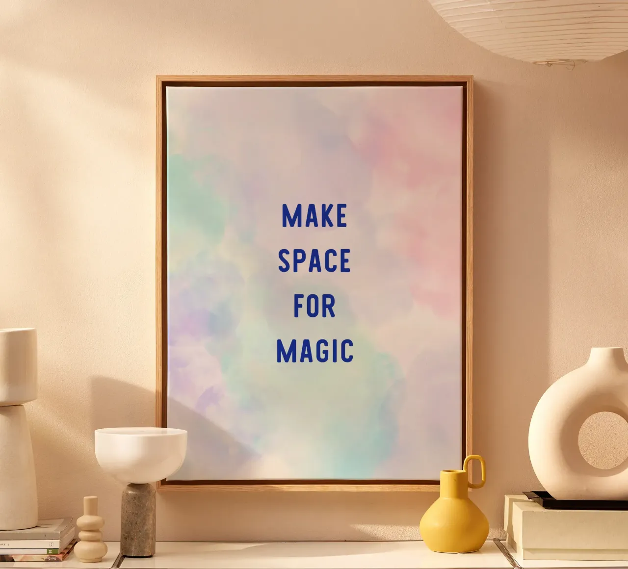 Make Space for Magic tela da Words by Niki